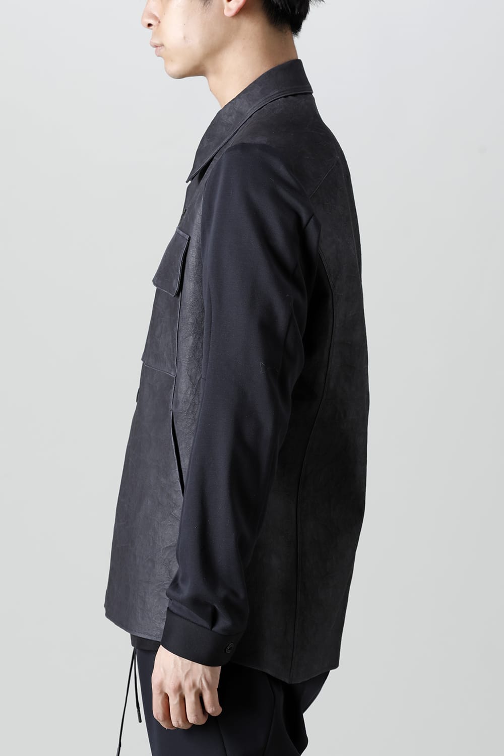 Leather CPO shirt Dyneema leather