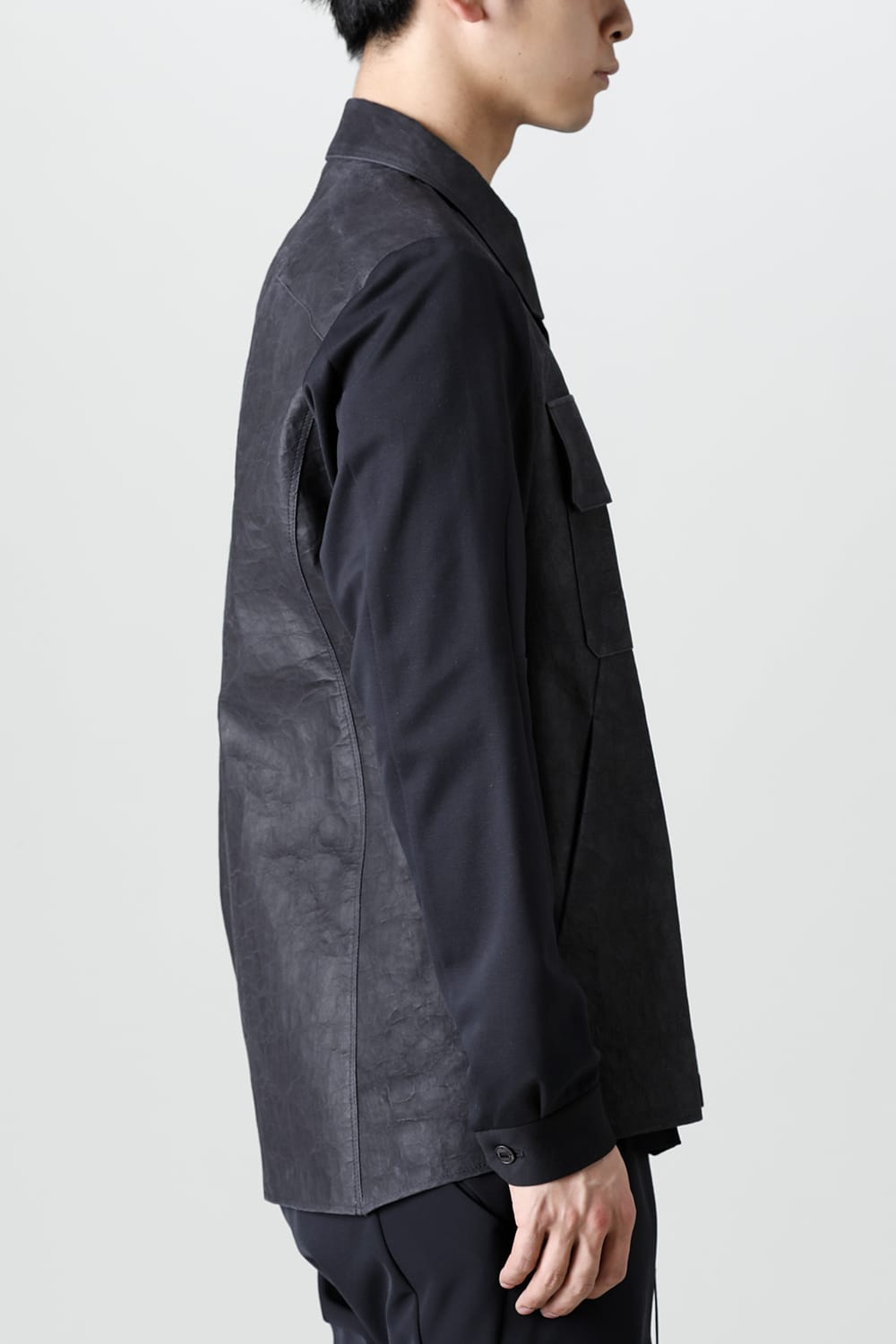 Leather CPO shirt Dyneema leather