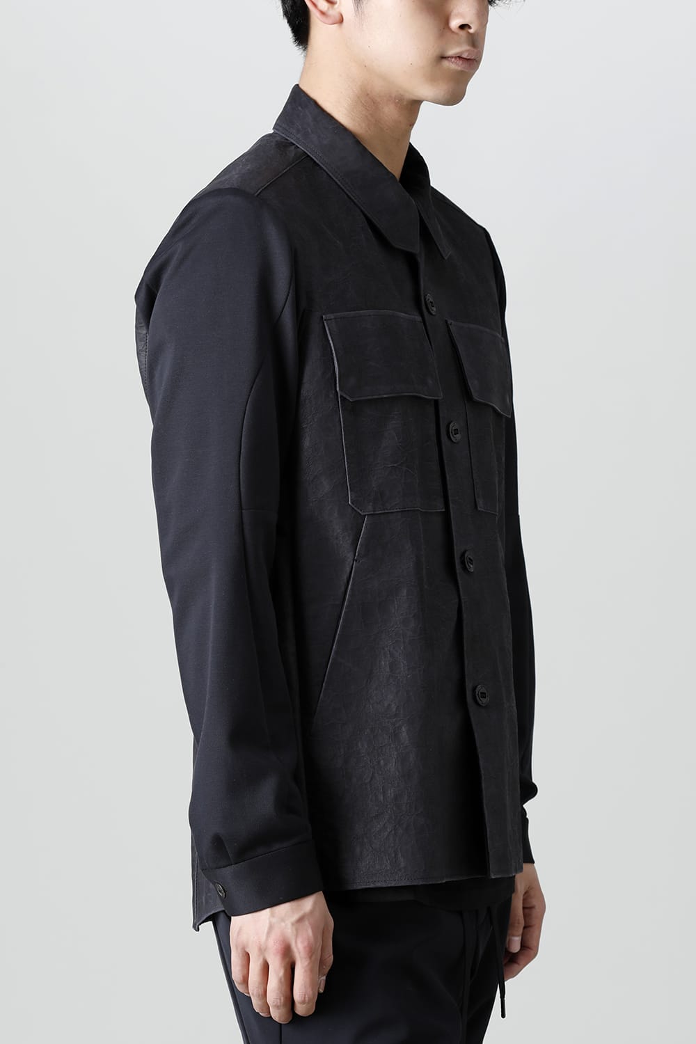 Leather CPO shirt Dyneema leather
