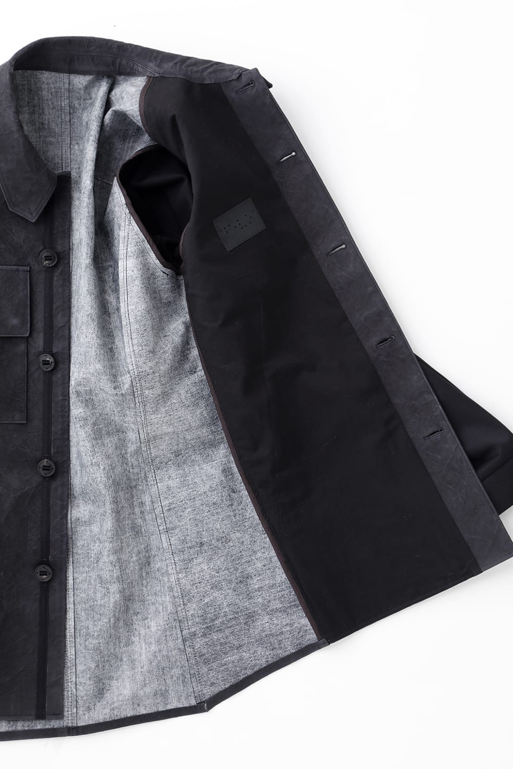 Leather CPO shirt Dyneema leather