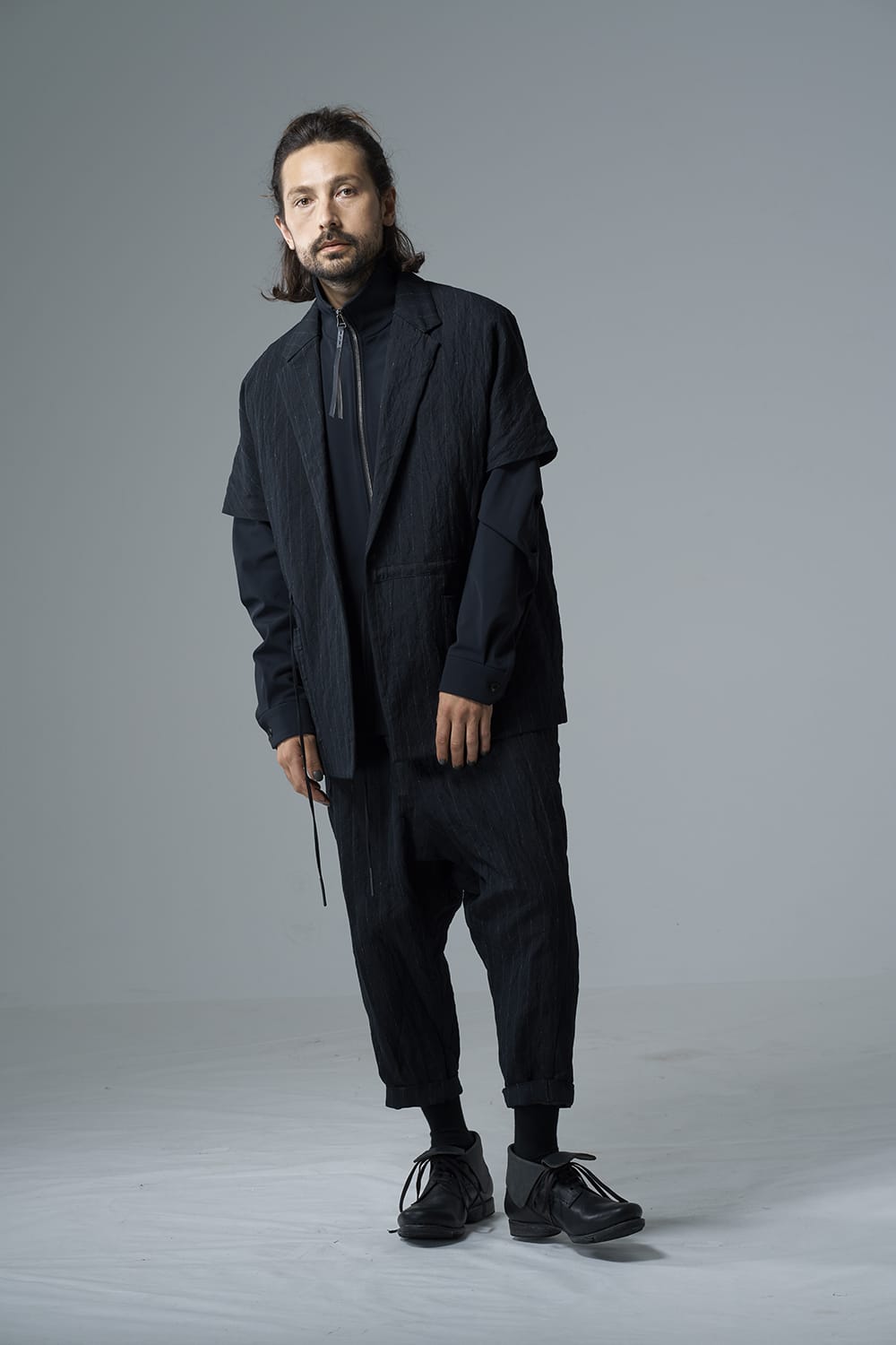 Drizzler jacket merino wool jersey bonding