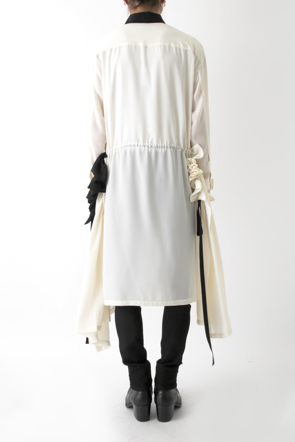 LAMBERT CREPE DE CHINE WRAP SHIRT UNSEX