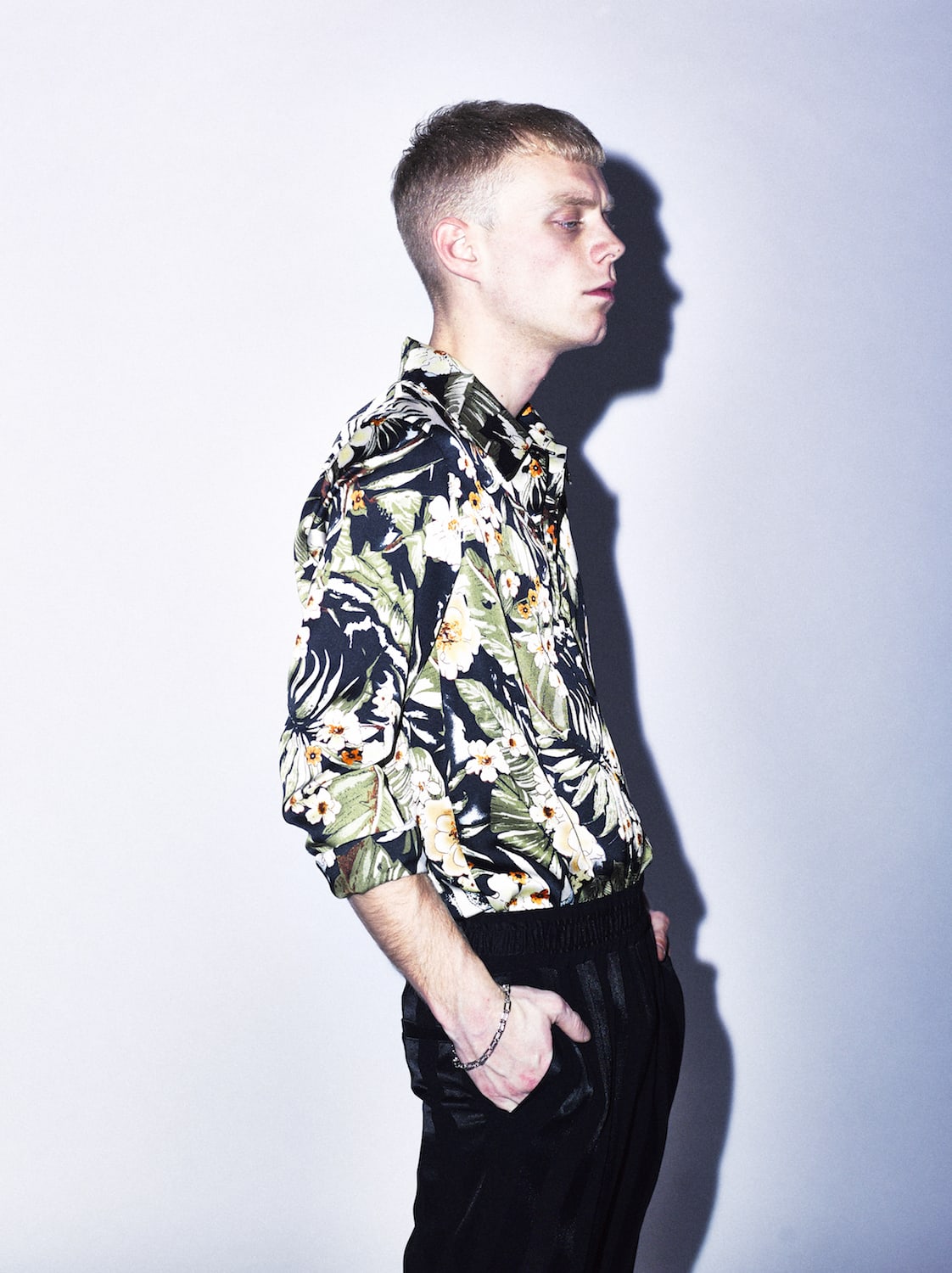 PE Dessin tropical print shirt Black