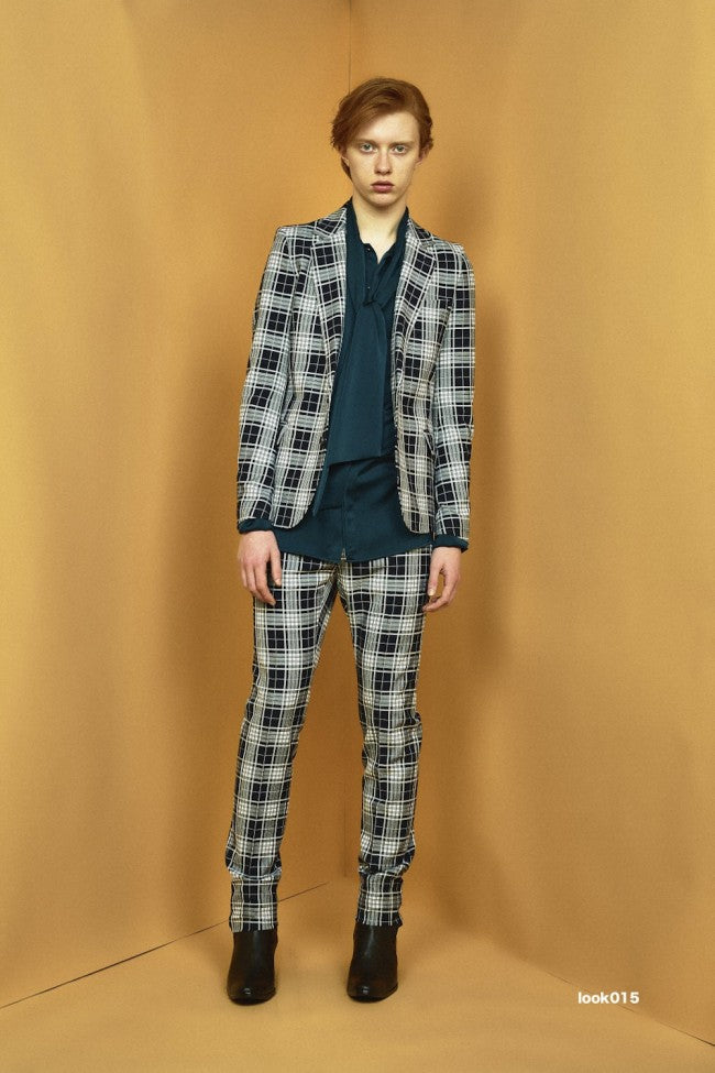 16AW Tartan Check Stretch