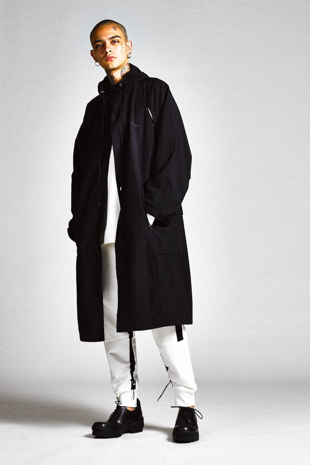 Mat taffeta Military Coat