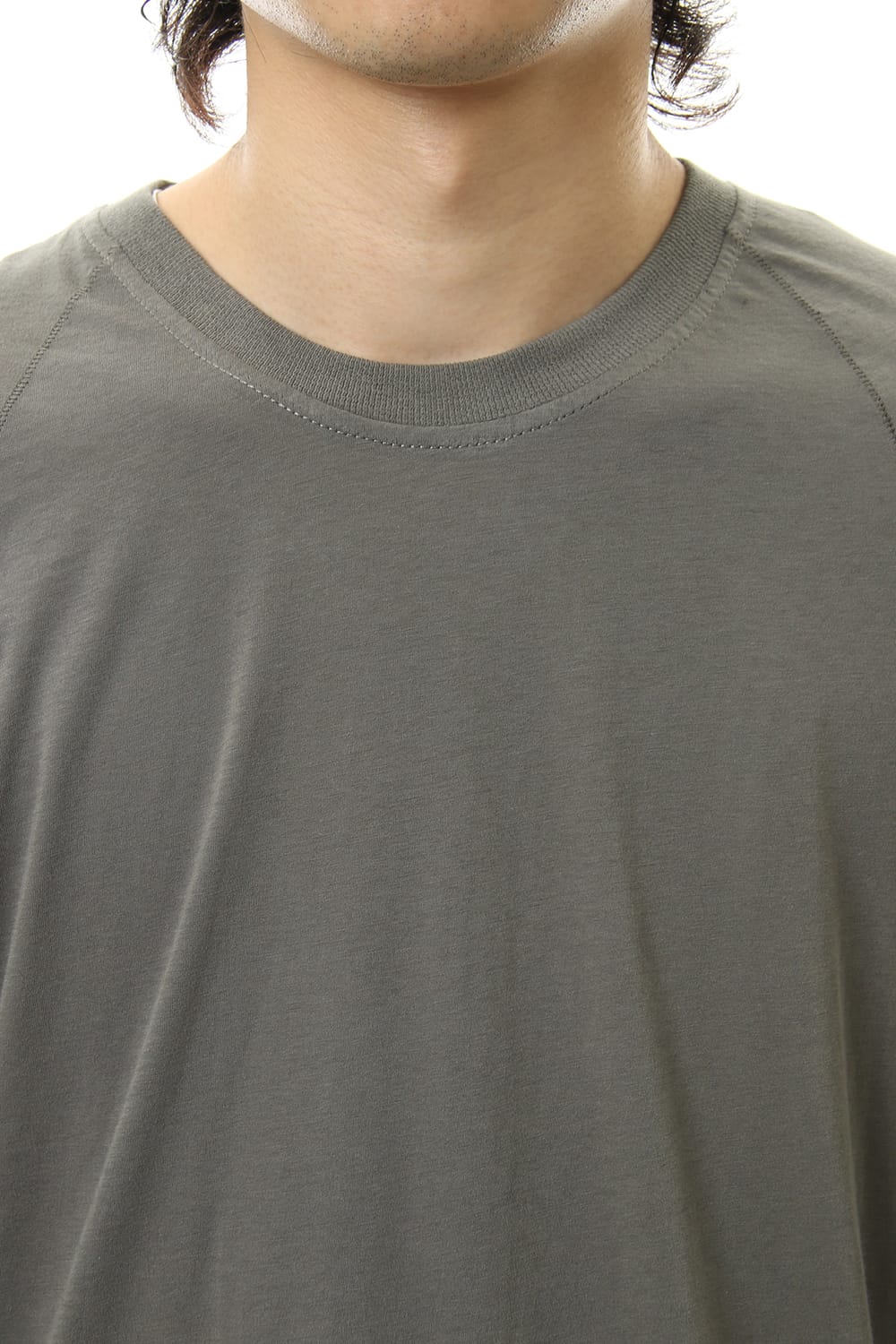 Raglan Long Sleeve T-Shirts Dark Gray Dye