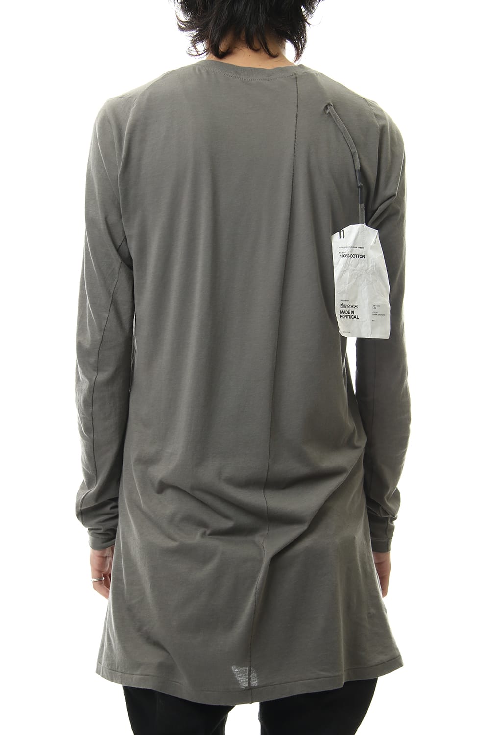 Raglan Long Sleeve T-Shirts Dark Gray Dye