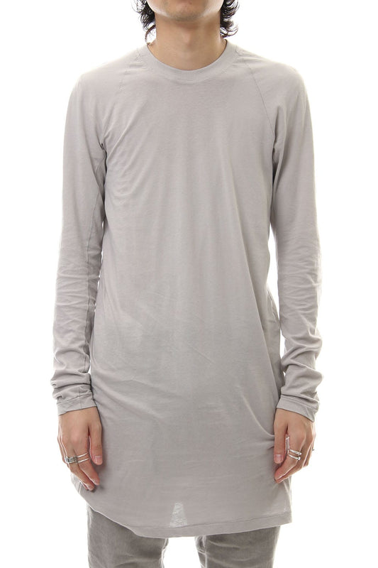 Raglan Long Sleeve T-Shirts Lignt Gray Dye