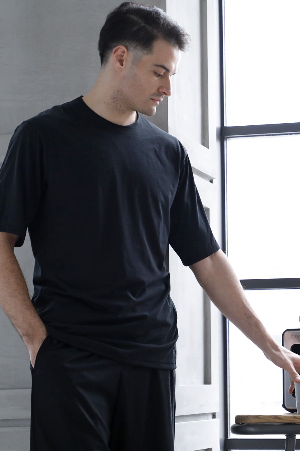 Classic Short sleeve Black for men