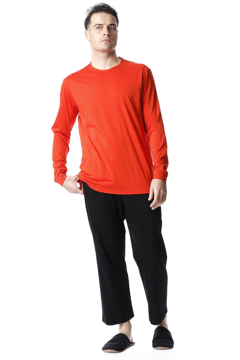 Classic Long sleeve Orange for men