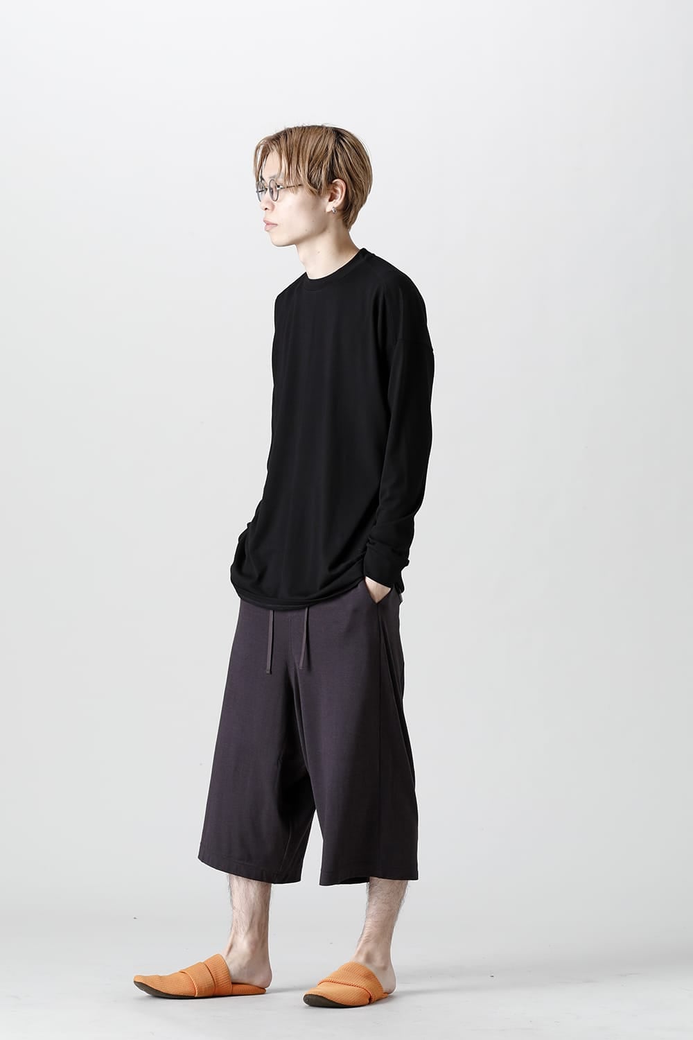 ドルマンスリーブ長袖 ブラック