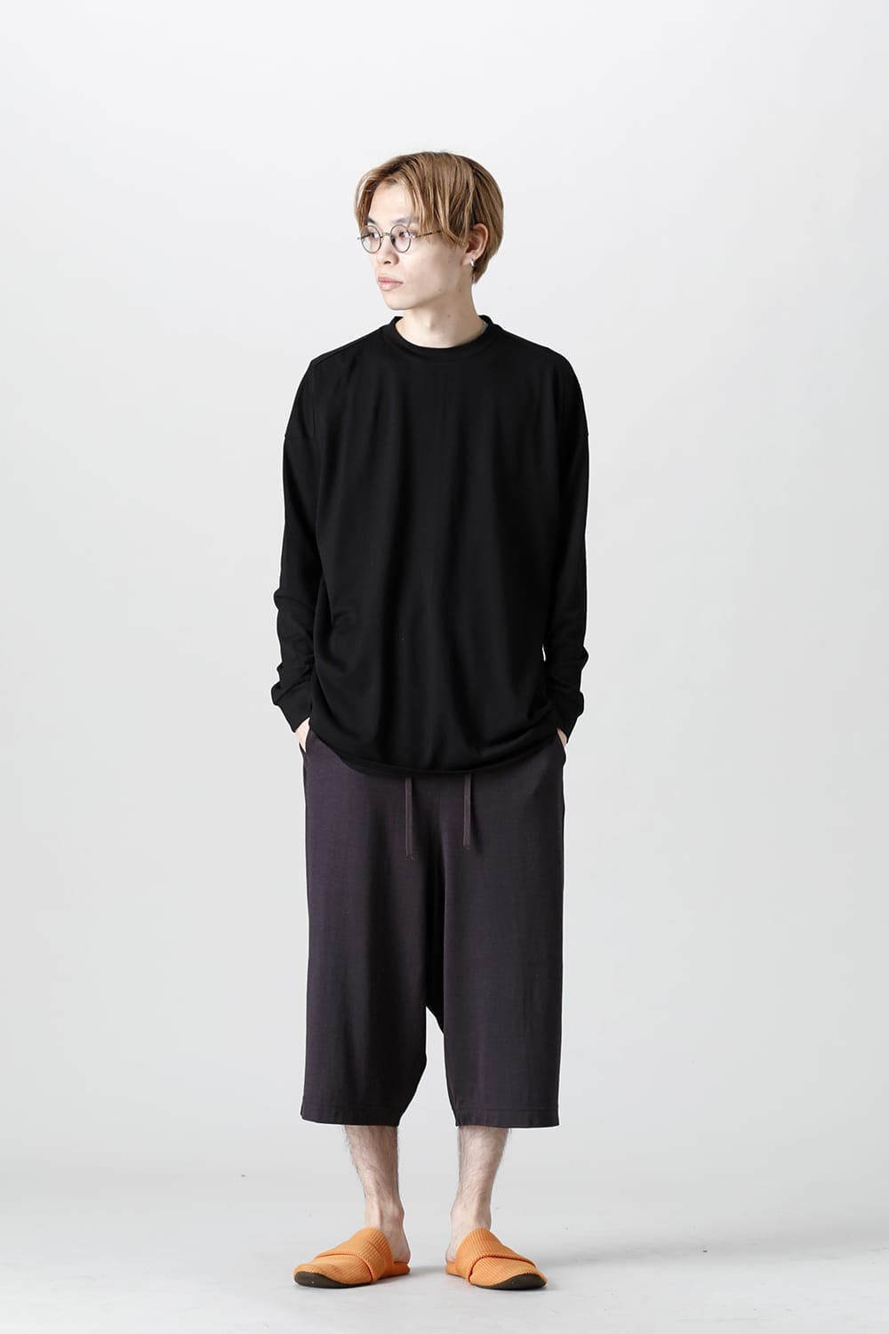 ドルマンスリーブ長袖 ブラック