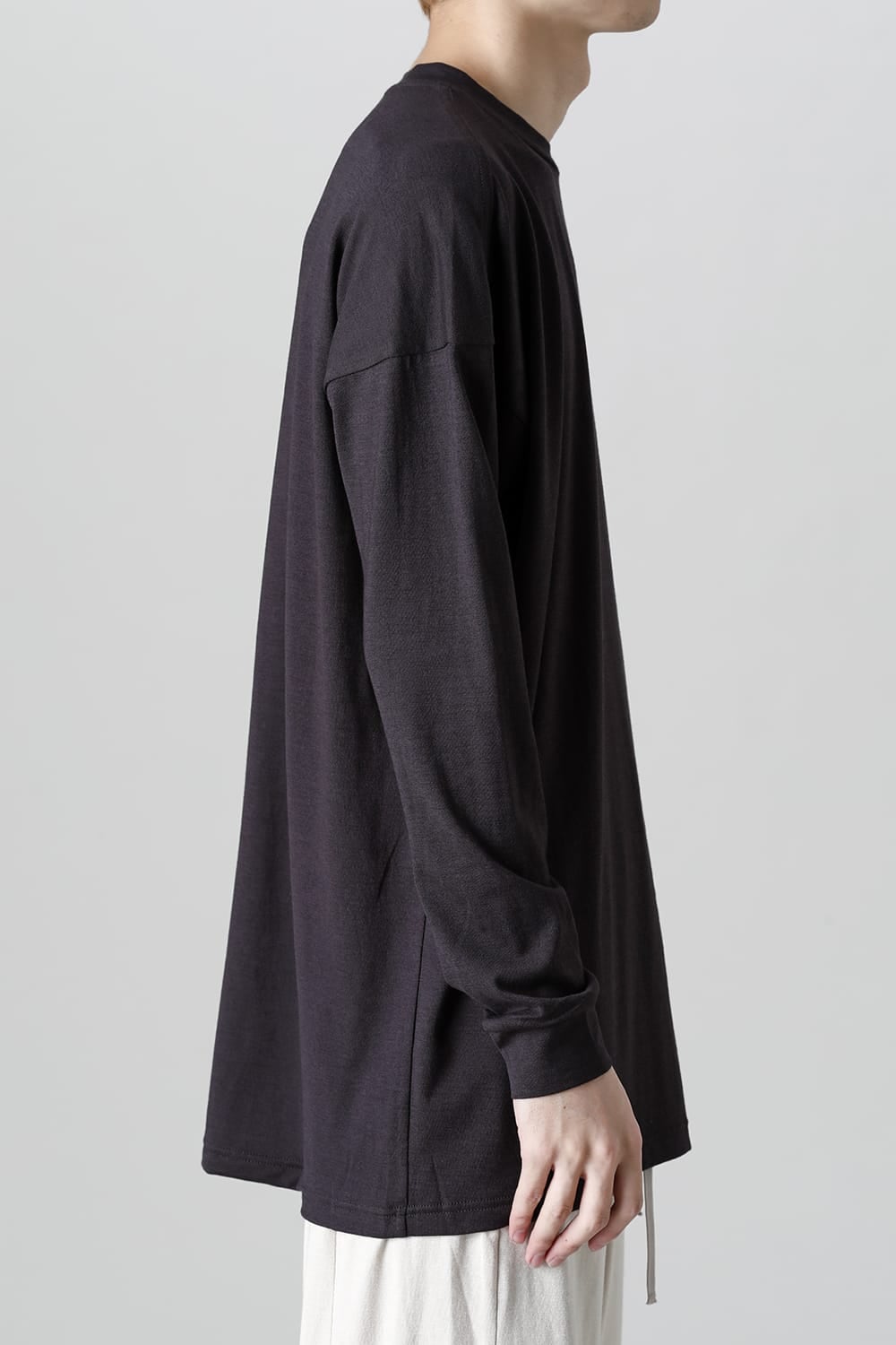 Dolman Sleeve Long Sleeve Charcoal