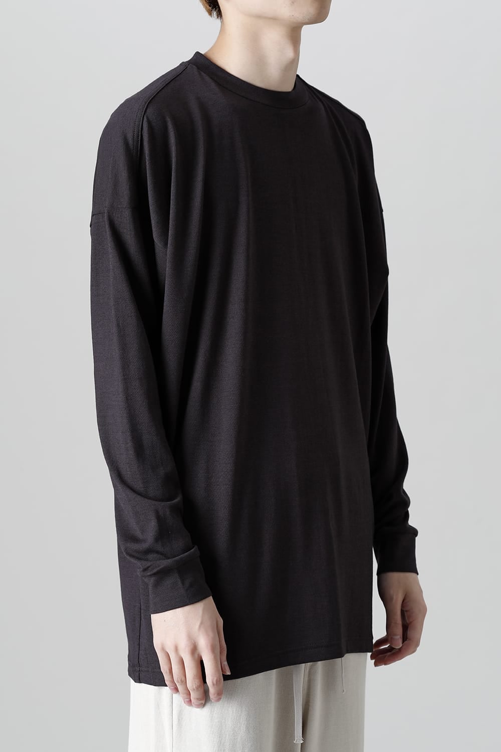 Dolman Sleeve Long Sleeve Charcoal