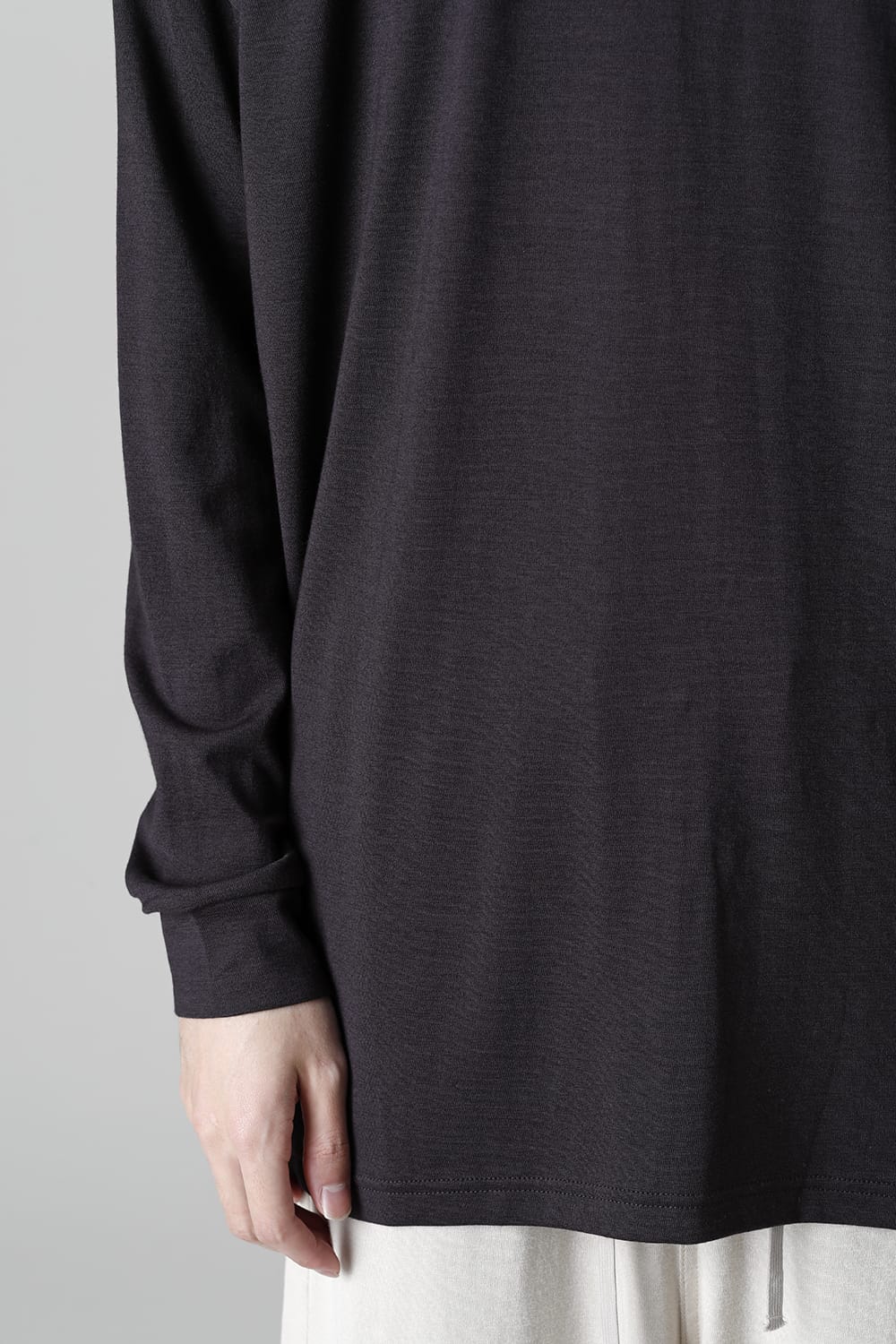 Dolman Sleeve Long Sleeve Charcoal