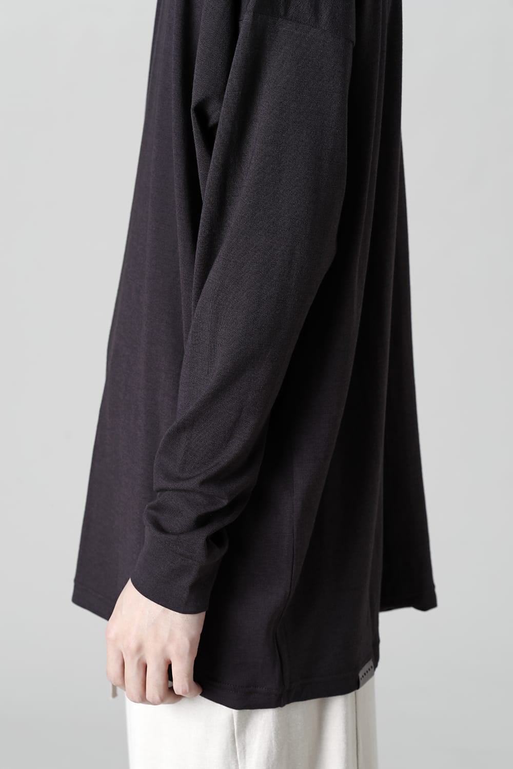 Dolman Sleeve Long Sleeve Charcoal