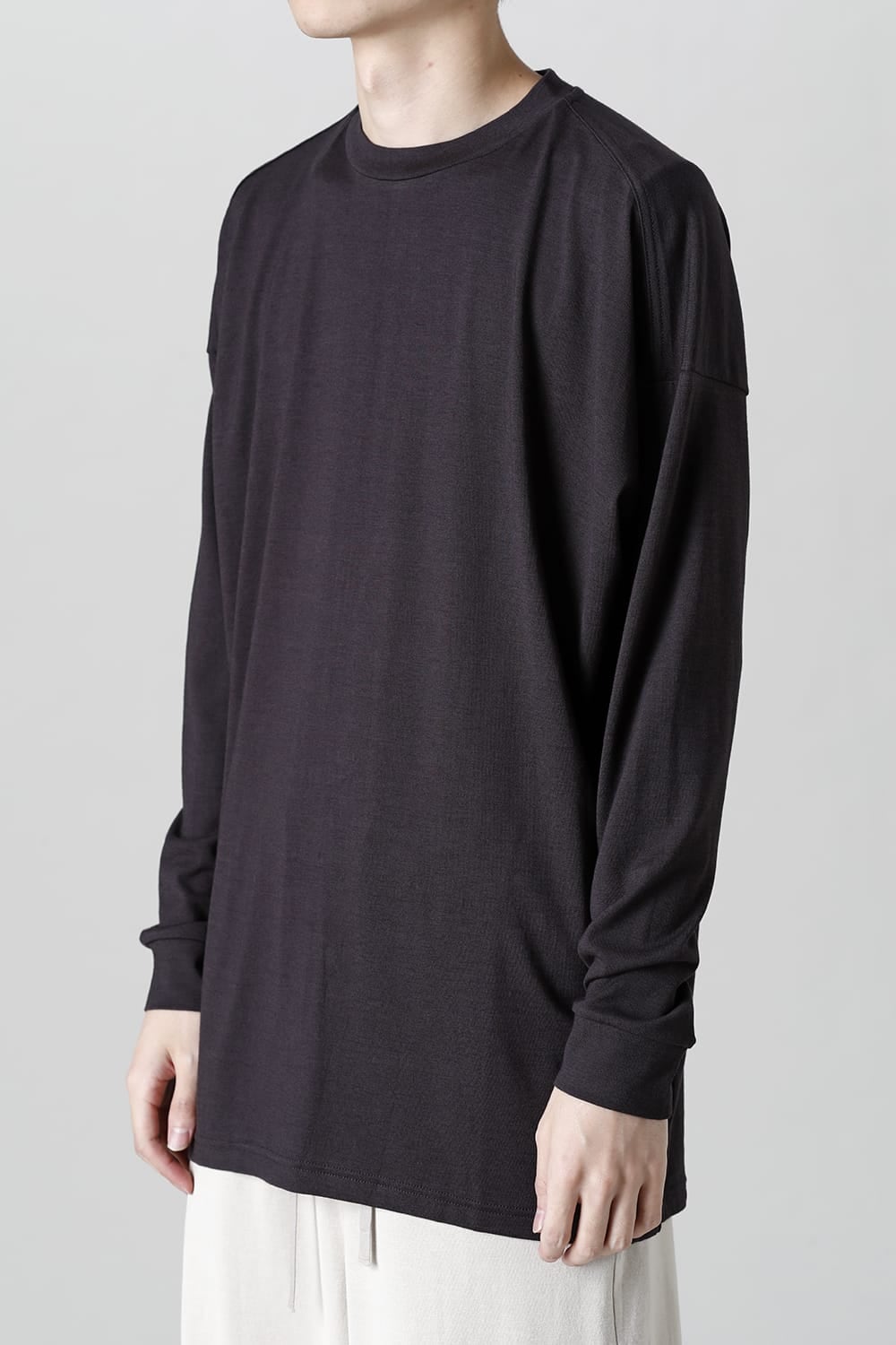 Dolman Sleeve Long Sleeve Charcoal