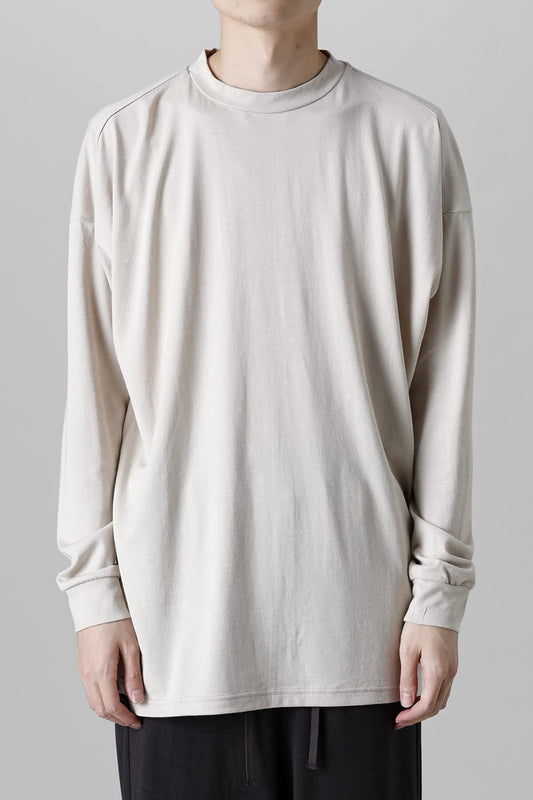 Dolman Sleeve Long Sleeve White Gray