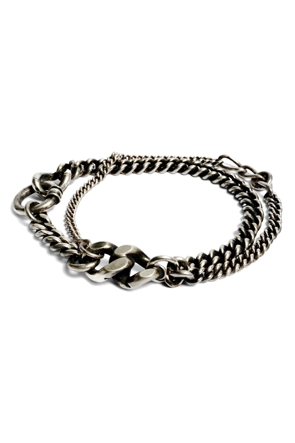 Bracelet Two Chains Ring