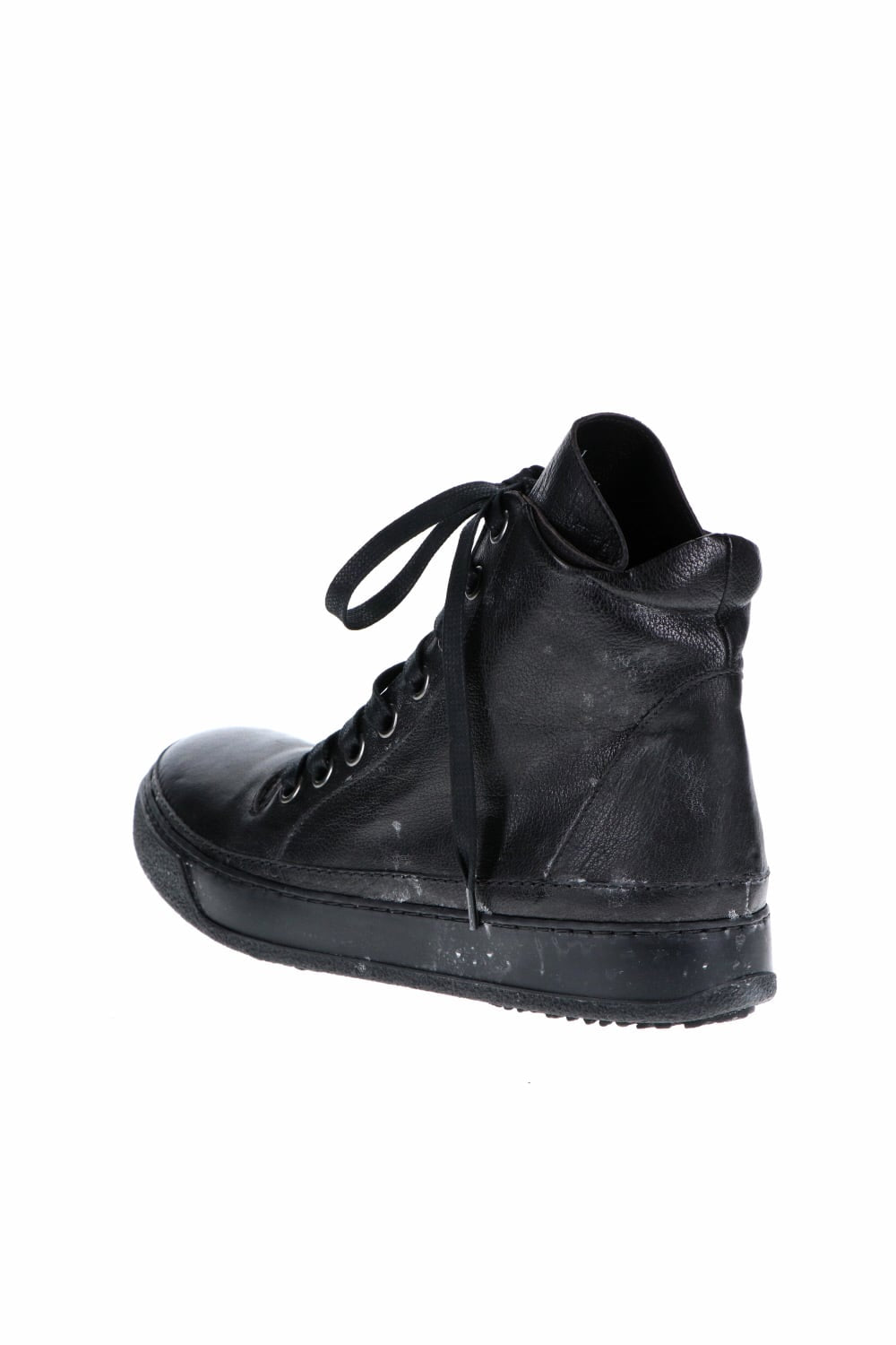 LEATHER SNEAKERS MOLDY BLACK