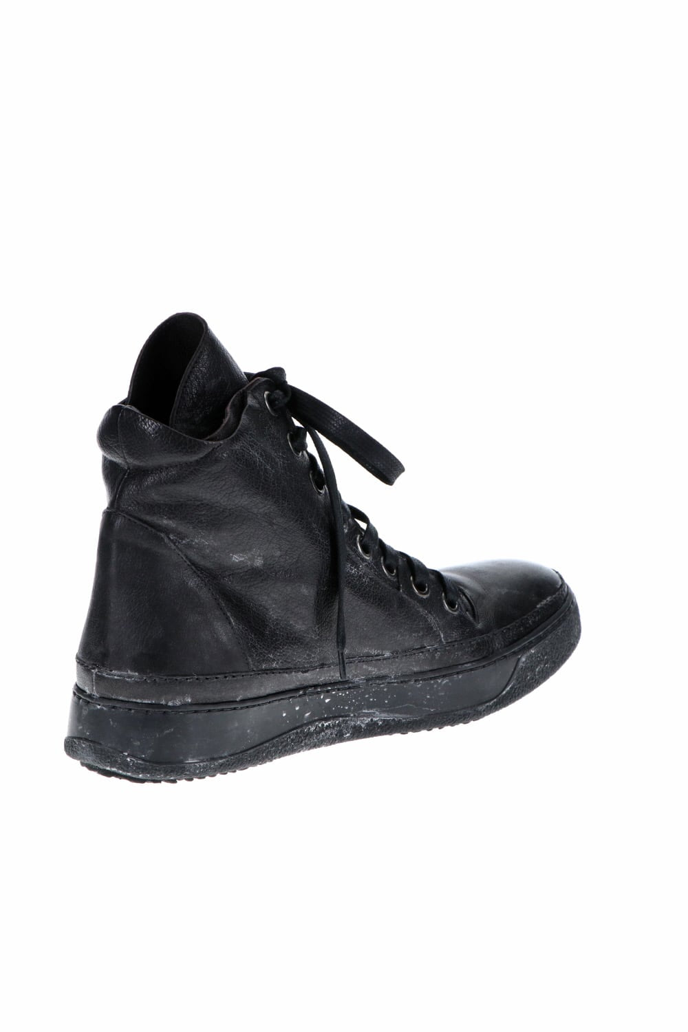 LEATHER SNEAKERS MOLDY BLACK
