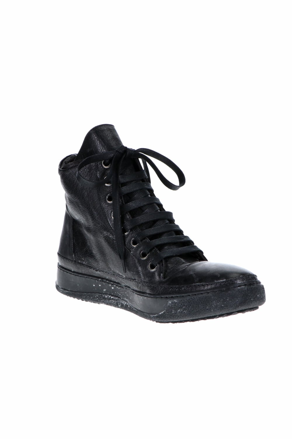 LEATHER SNEAKERS MOLDY BLACK
