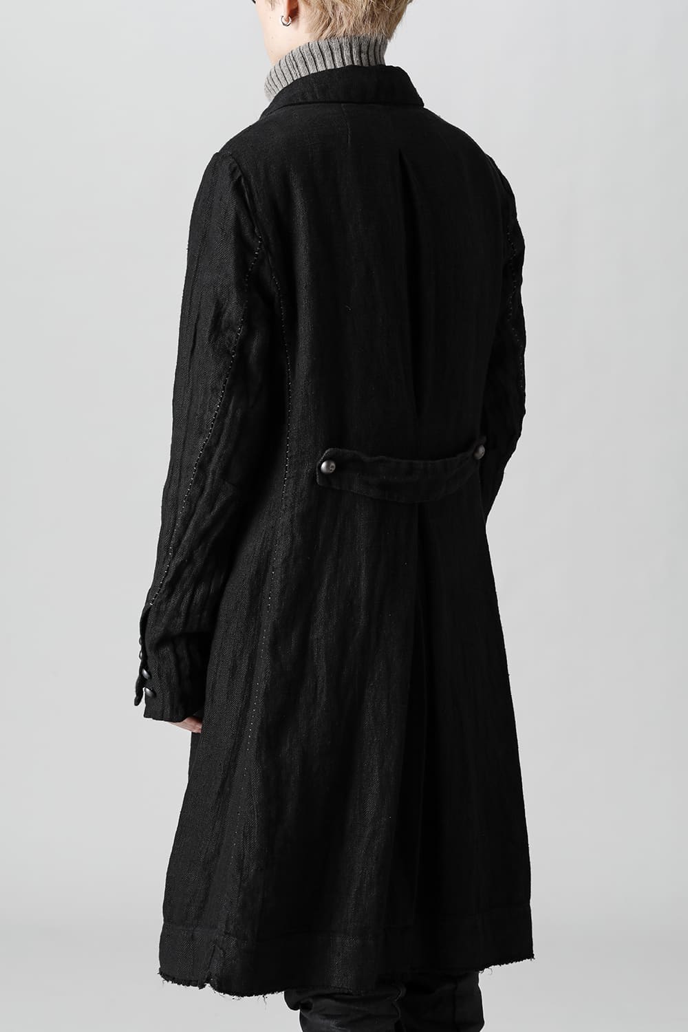 WARM WINTER LINEN TRENCH  Black