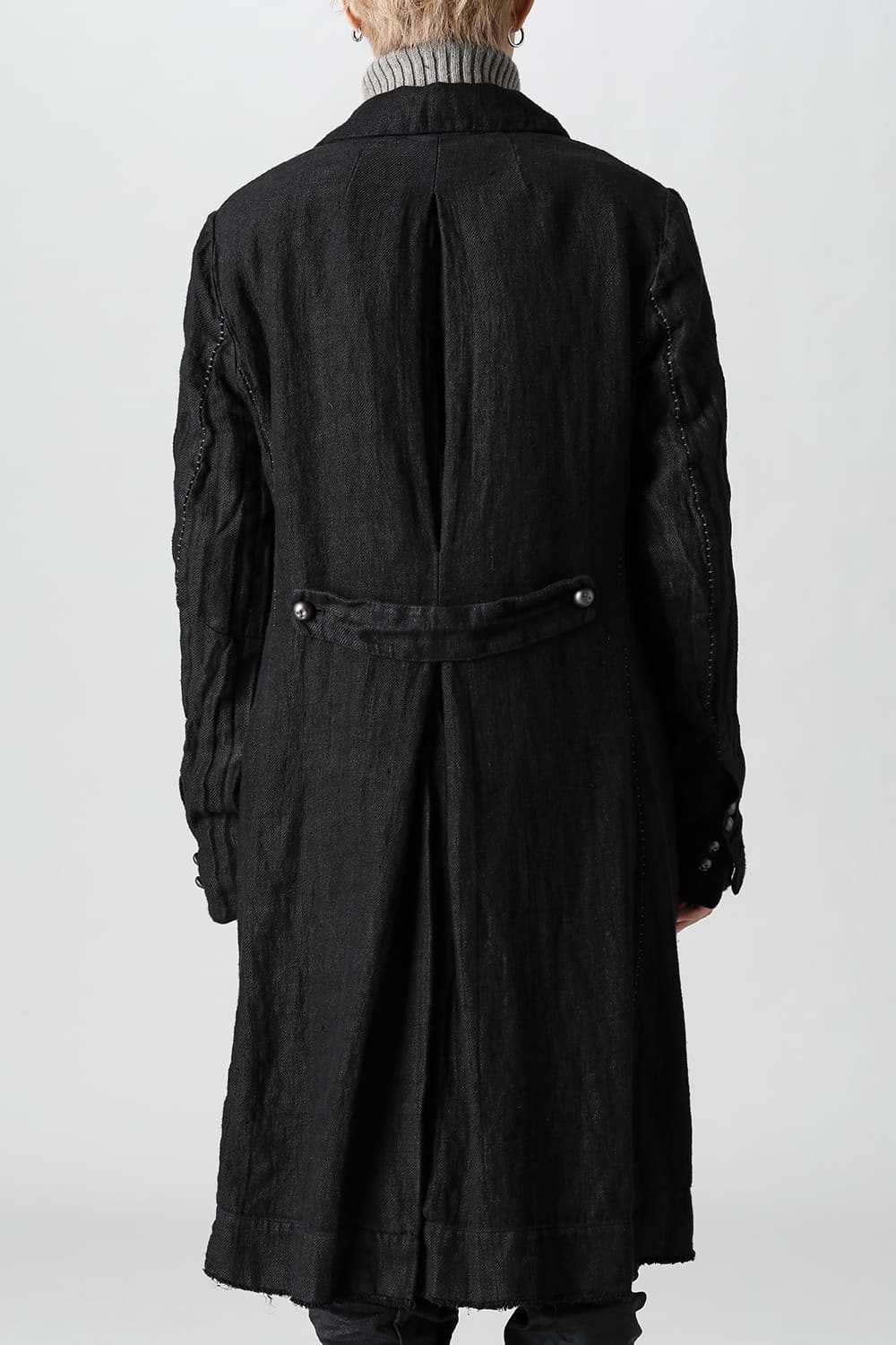 WARM WINTER LINEN TRENCH  Black