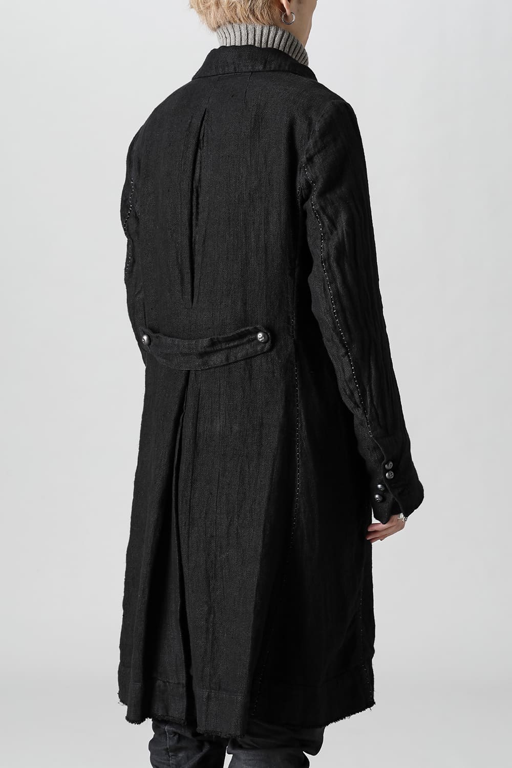 WARM WINTER LINEN TRENCH  Black