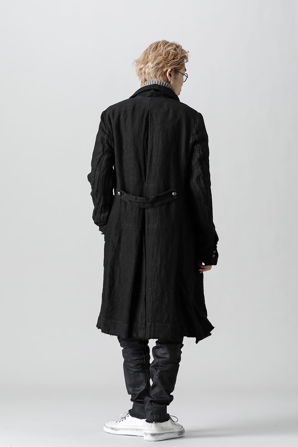 WARM WINTER LINEN TRENCH  Black