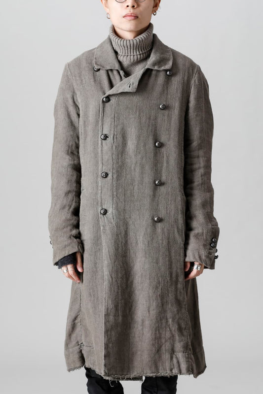 WARM WINTER LINEN TRENCH  Gravel