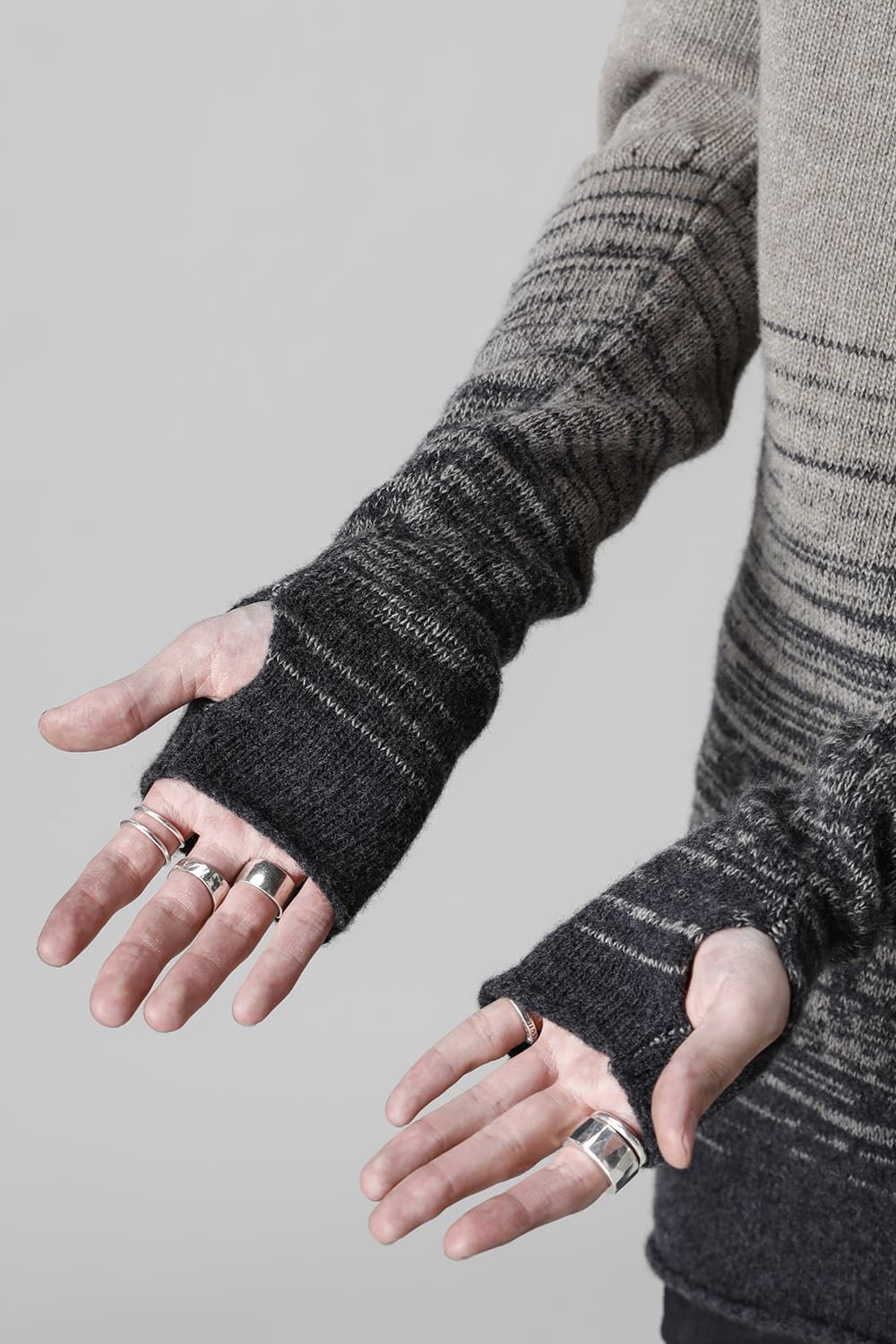 KNITTED FRONT PANEL HIGHNECK