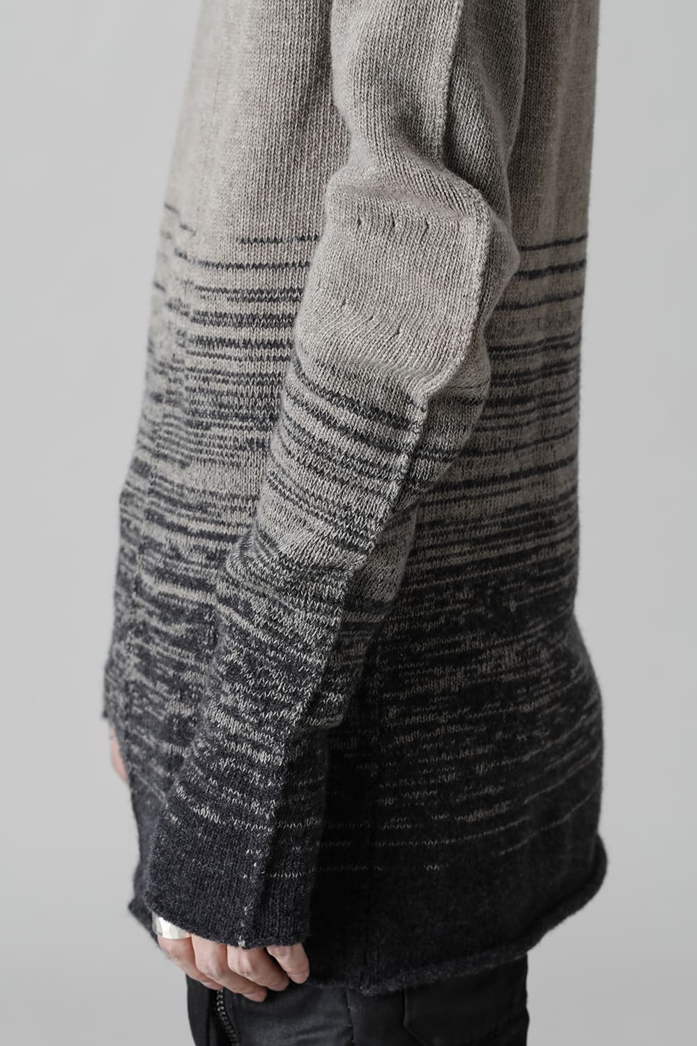 KNITTED FRONT PANEL HIGHNECK