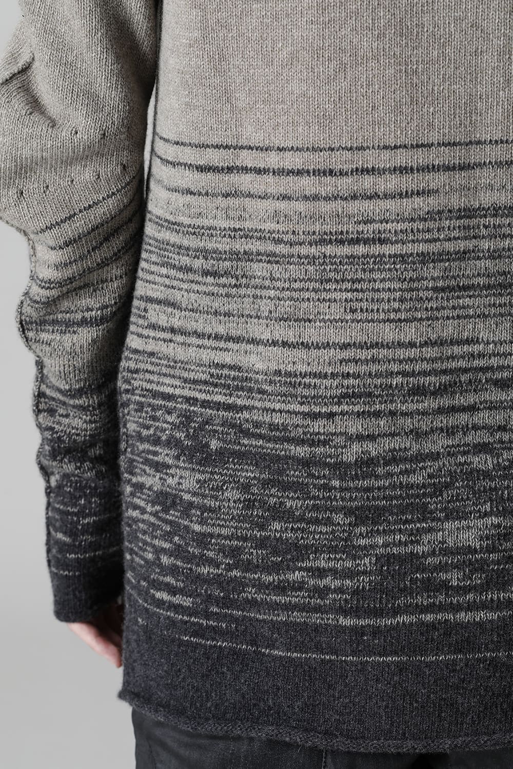 KNITTED FRONT PANEL HIGHNECK