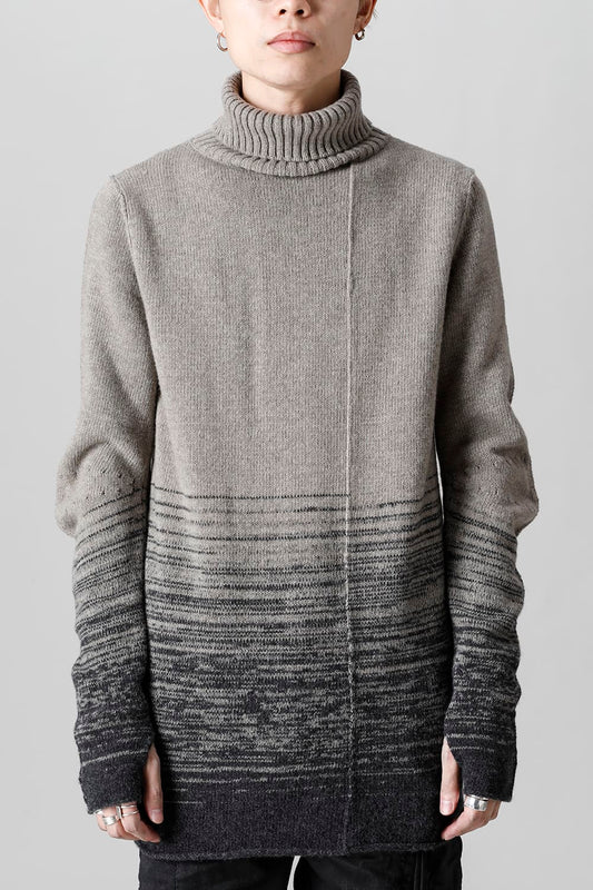 KNITTED FRONT PANEL HIGHNECK