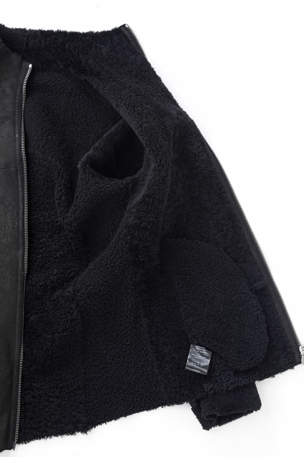 シープスキン ジップジャケット