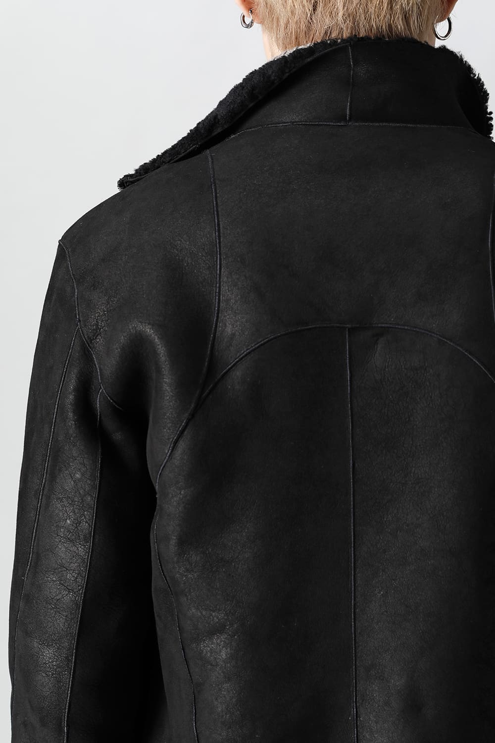 シープスキン ジップジャケット