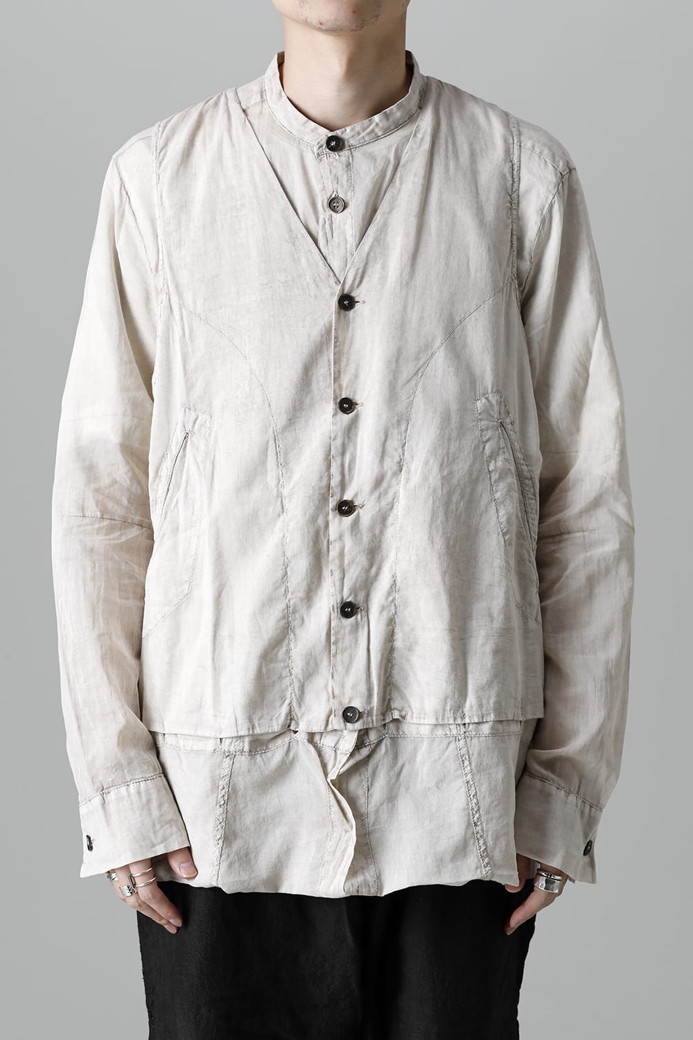 MODULAR SHIRT GILET  Flint