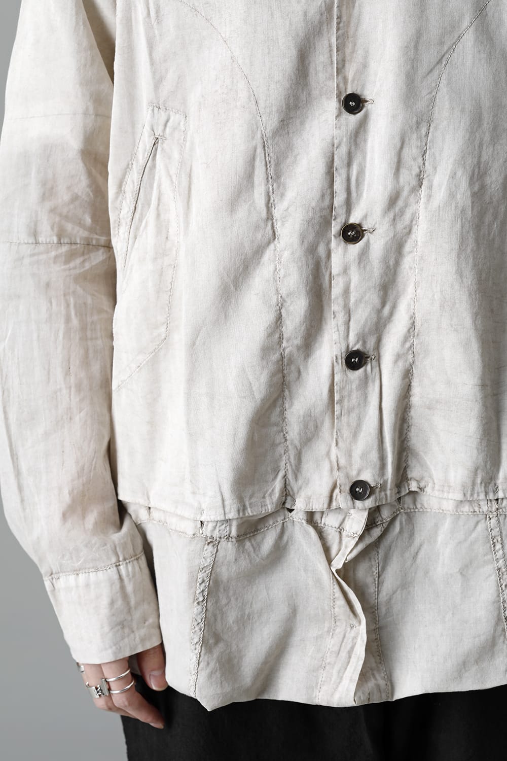 MODULAR SHIRT GILET  Flint