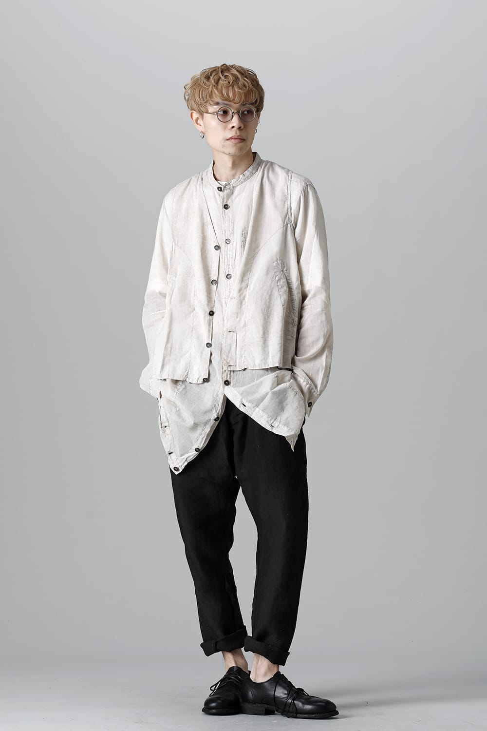 MODULAR SHIRT GILET  Flint