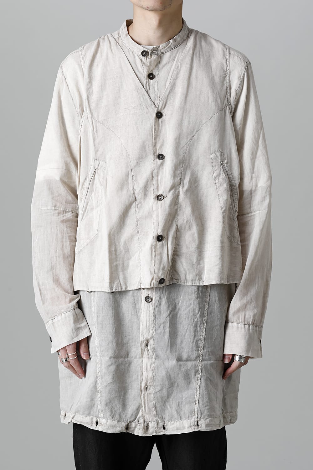 MODULAR SHIRT GILET  Flint