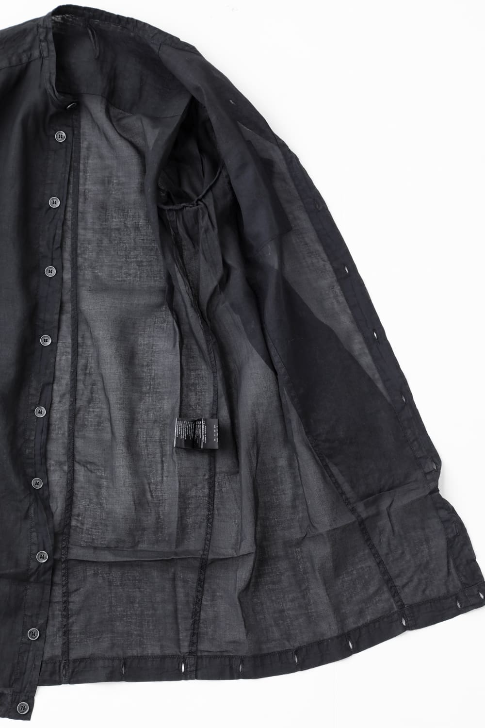 MODULAR SHIRT GILET  Waxed Black