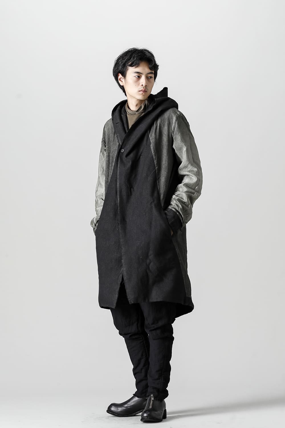 リバーシブル パーカ