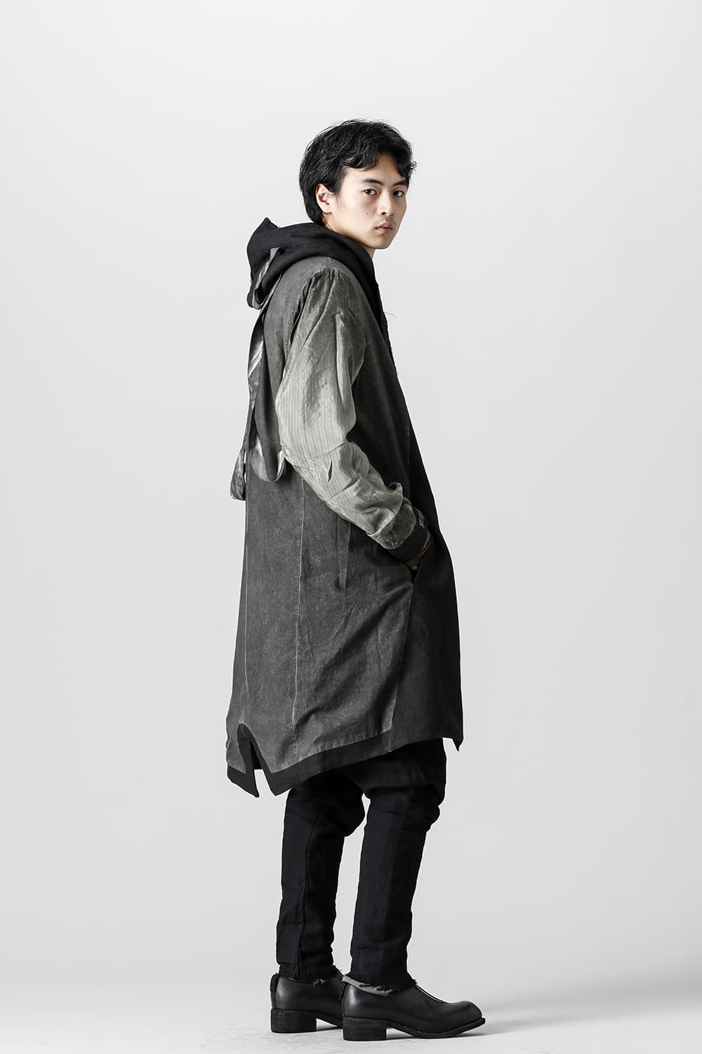 リバーシブル パーカ