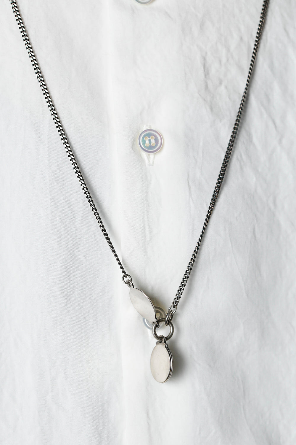 Necklace hidden plate