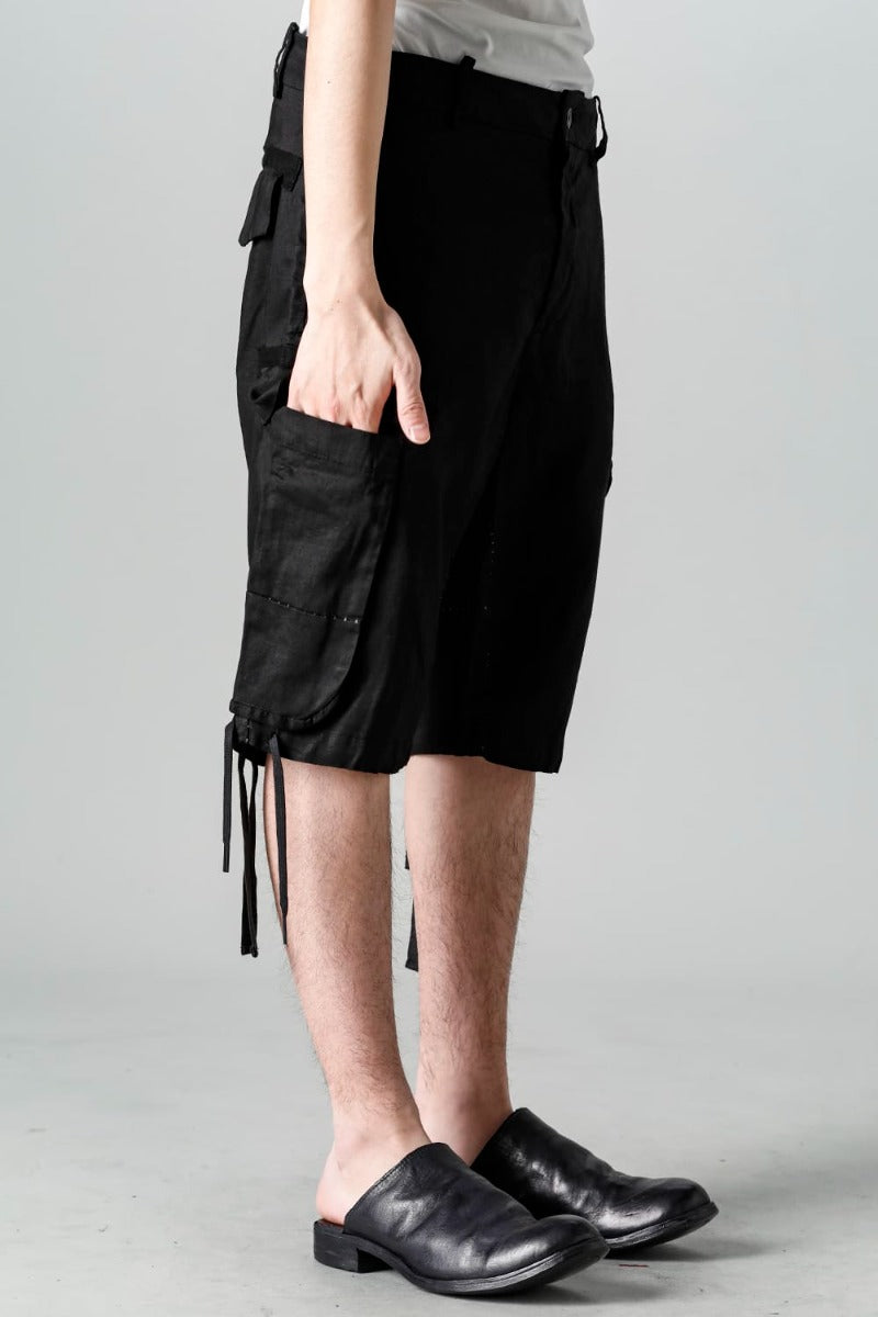 ドローストリングヘムバミューダ