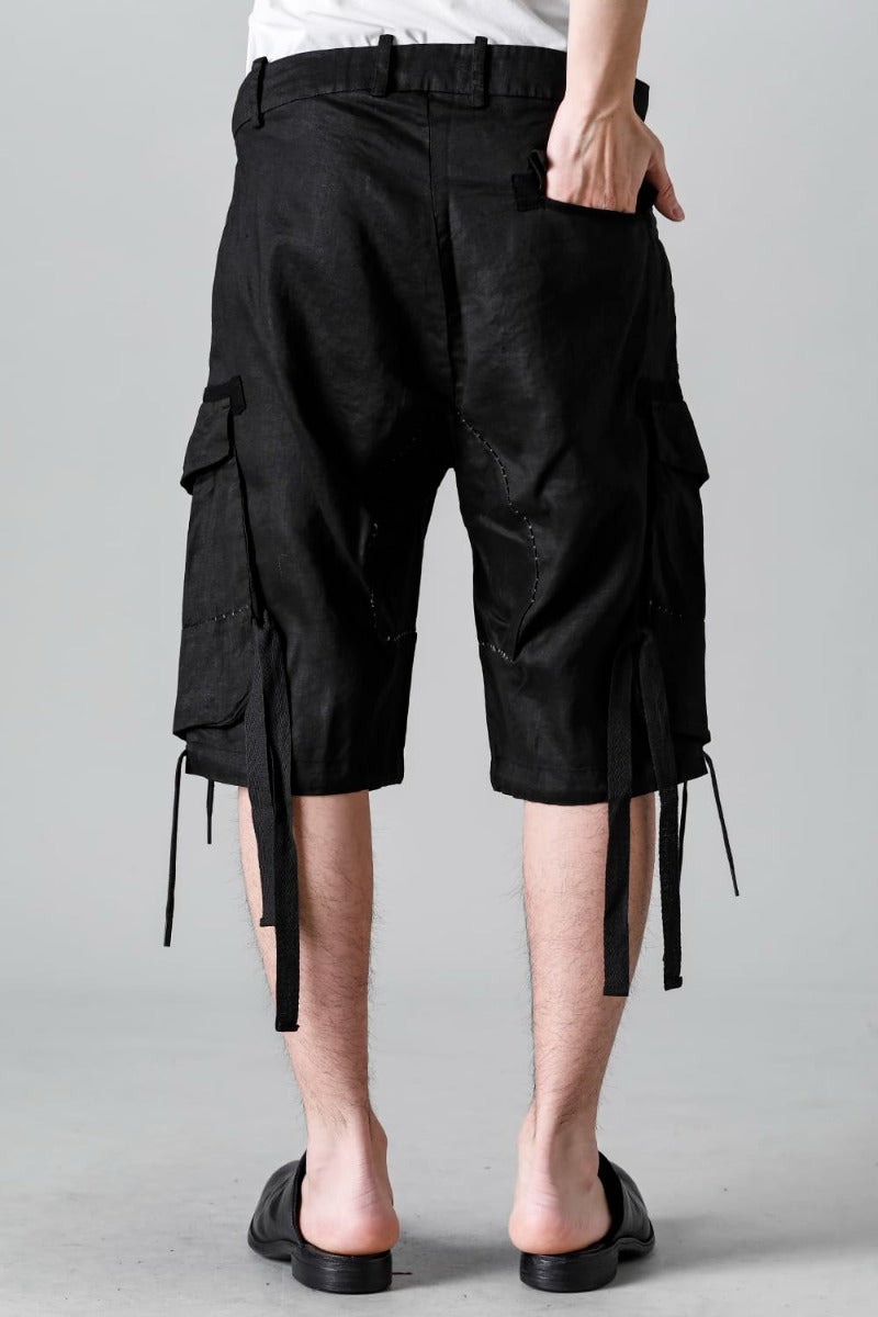 ドローストリングヘムバミューダ