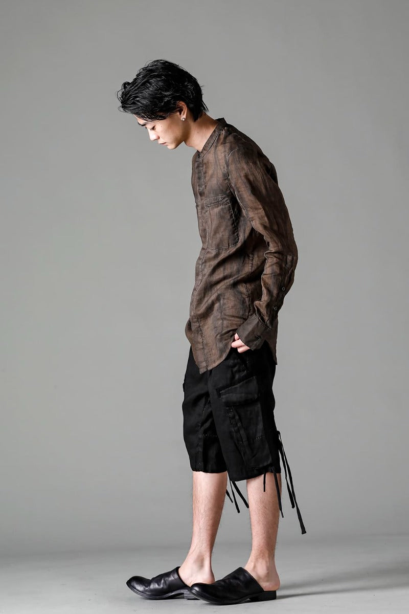 ドローストリングヘムバミューダ