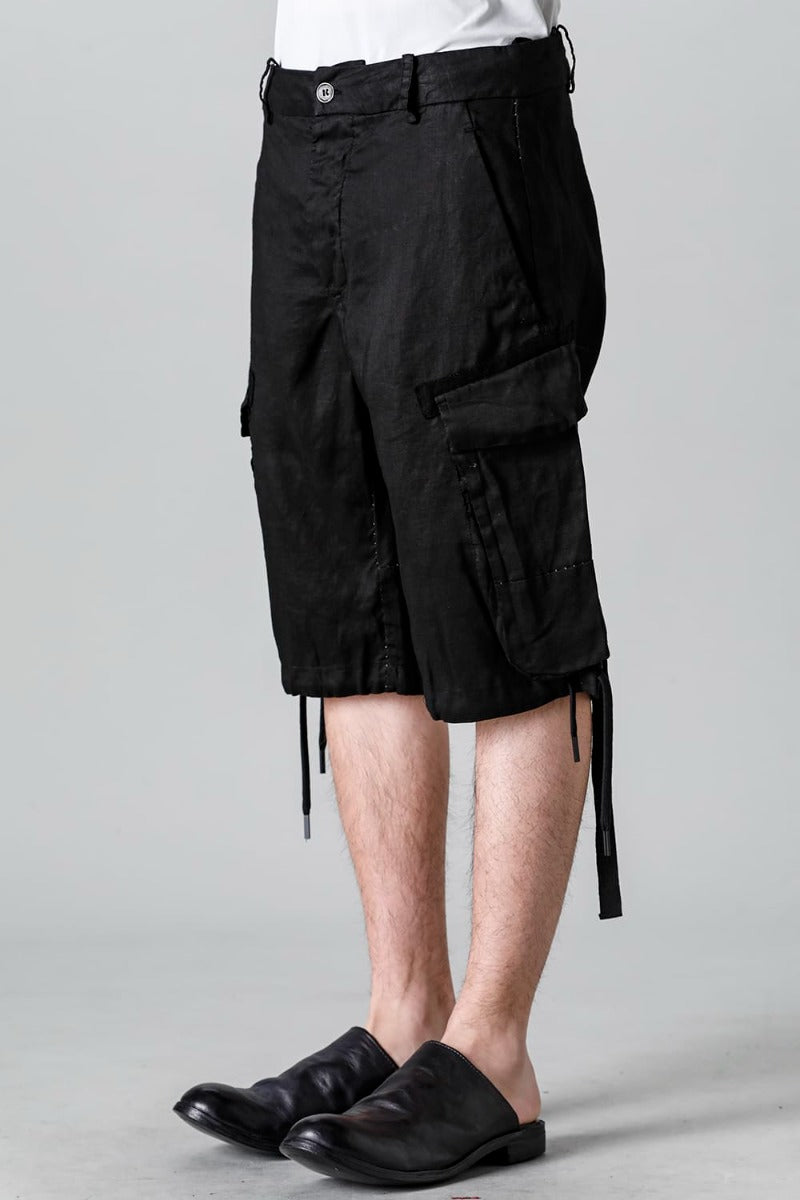 ドローストリングヘムバミューダ