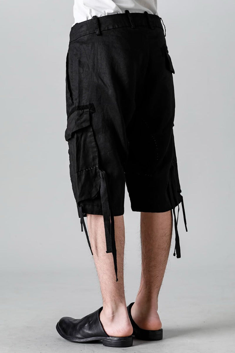 ドローストリングヘムバミューダ